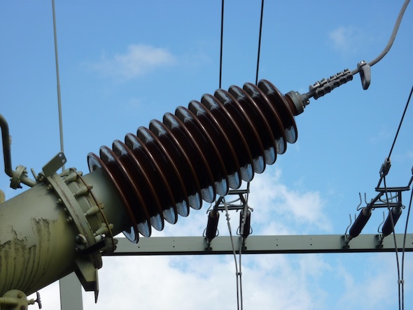 High voltage electrical insulator used in industrial electrical services in Gauteng